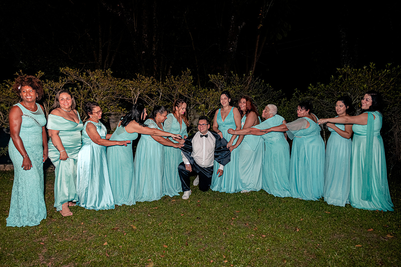 Noiva durante casamento